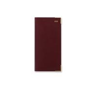 Letts of London Classic Slim week to view with appointments and planners 2025 diary - burgundy