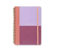 Letts of London Colour Block A5 Academic 2026/2027 week to view diary - RaspBerry 27-031895
