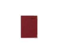 Letts of London Connoisseur Mini Pocket week to view 2027 diary - Red 27-TC3EPRD