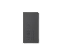 Letts of London Conscious Slim Pocket Password Book Slate