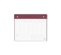 Letts of London Conscious Undated Weekly Notepad Berry