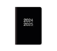 Letts of London Dazzle A5 academic 2024/2025 week to view diary - black