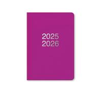 Letts of London Dazzle A5 academic 2025/2026 week to view diary - Purple 26-031116