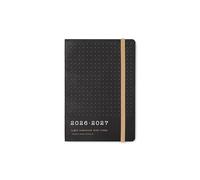 Letts of London Eco Writers Quotes A6 academic 2026/2027 week to view diary - Black Kraft 27-031481
