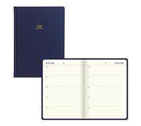 Letts of London Icon 5-Year Diary, Undated, Hard Cover, Sewn Binding, Cream Paper, 384 Pages, A5 Size, Navy (B090024)
