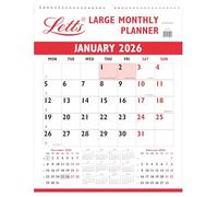 Letts of London Large Monthly Planner 2026 26-TLMP