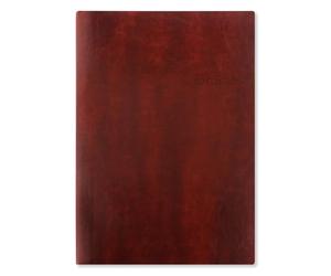 Letts of London Lecassa A4 week to view 2025 diary - brown