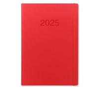 Letts of London Memo A4 week to view 2025 diary - red