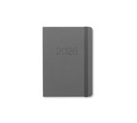 Letts of London Memo A6 week to view 2026 diary - Concrete 26-082492