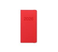 Letts of London Memo Slim week to view 2026 diary - Red 26-080261