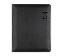 Letts of London Milano Quarto vertical week to view 2027 diary with appointments - Black 27-080561