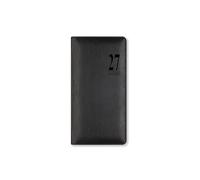 Letts of London Milano Slim week to view 2027 diary - Black 27-080557
