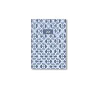 Letts of London Morocco A6 week to view 2026 diary - Blue 26-082497