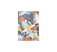 Letts of London Rainforest A6 week to view 2023 diary - evergreen, 23-082328