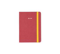 Letts of London Raw A6 week to view 2024/2025 academic diary - berry
