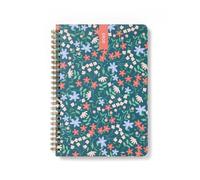 Letts of London Spring Valley A5 week to view 2025 diary - green