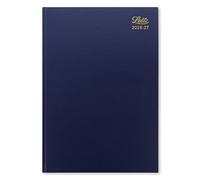 Letts of London Standard A4 academic 2026/2027 week to view diary - Blue 27-TA3ZBL