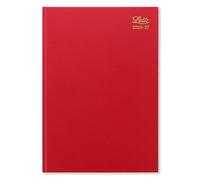 Letts of London Standard A4 academic 2026/2027 week to view diary - Red 27-TA3ZRD