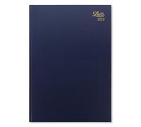 Letts of London Standard A4 day to a page 2026 diary - Blue 26-T11ZBL