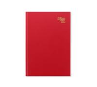 Letts Business Diary 2026 A5 Week to view English Red 20-T31XRD