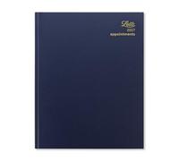 Letts of London Standard Quarto week to view 2027 diary - Blue 27-T31YBL
