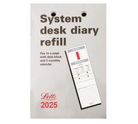 Letts of London System Desk diary refill 2025