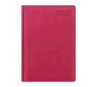 Letts of London Verona A5 Day to a Page with appointments and Planners 2022 Diary - Pink, 22-080451