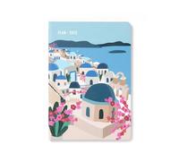 Letts of London Wanderlust A5 week to view 2025 diary - Santorini