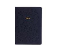 Letts of London Woodland A5 week to view 2026 diary - Navy 26-082165