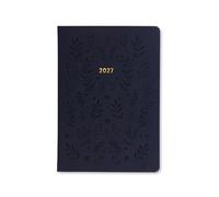 Letts of London Woodland A5 week to view 2027 diary - Navy 27-082165