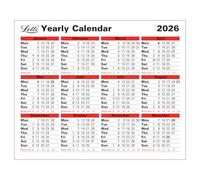 Letts of London Yearly Calendar 2026 26-TYC