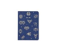 Letts of London Zodiac A6 academic 2024/2025 week to view diary - midnight blue