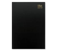 Letts Standard A4 academic 2023/2024 week to view 13 month diary - black