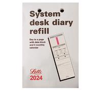 Letts System Desk diary refill 2024