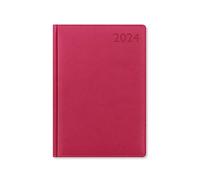 Letts Verona A5 day to a page with appointments and planners 2024 diary - pink