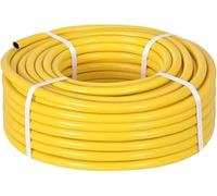 LETTUCE EAT® 100 Metre Yellow Garden Hose Pipe - 100M Reinforced Heavy Duty Anti-Kink Watering Solution Ideal for Watering, Gardening, and Cleaning Tasks