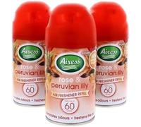 Lettuce Eat® 12 X Automatic Air Freshener Spray Refills Compatible with Air Wick Machines Fragrance Aroma Scents 250ml (12 cans) Rose & Peruvian Lily