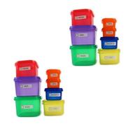 Lettuce Eat® 14pcs Portion Control Containers Lose Weight Diet Plans Food Storage, Multi-Color Coded and Label-Engraved for Weight Loss