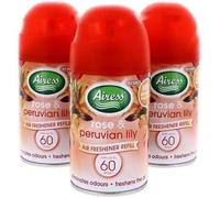Lettuce Eat® 3 X Automatic Air Freshener Spray Refills Compatible with Air Wick & Glade Machines Fragrance Aroma Scents 250ml (3 cans) Rose & Peruvian Lily