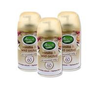 Lettuce Eat® 3 X Automatic Air Freshener Spray Refills Compatible with Air Wick & GladeMachines Fragrance Aroma Scents 250ml (3 cans) Vanilla & Wild Orchid