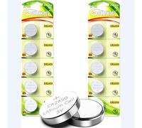 Lettuce Eat® CR2450 Lithium Coin Cell Battery Pack of 50 3V Lithium Coin Cell Batteries Electric CR 2450 (dec 2029)