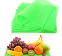 Lettuce Eat® Fridge Liner Mat Kitchen Salad Drawer Fridge Fresh Food Saver Anti Mould Refrigerator Antibacterial Washable Mats Pad for Home,Kitchen, Cabinet & Drawer (Pack of 1)