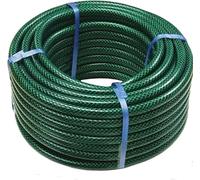 Lettuce Eat® Garden Hose Pipe Reel Renforced PVC Anti Kink Outdoor Hosepipe 100 Metre Green 330 Feet