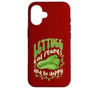 Lettuce Eat Plants and Be Happy Case for iPhone 16