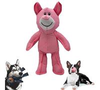Lettuce Pets Dog Toys, 2025 New Esslvyshop-Bear for Heavy Chewers, Unbreakable Bear Pet Toy for Dogs Aggressive Chewers (Pink)