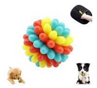 Lettuce Pets Dog Toys, Lettuce Pets Chew Ball, Heavy-Duty Spiky Chew Ball Dental-Friendly Toy for Medium & Large Dog, Chewing Training & Teeth Cleaning (C)