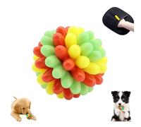 Lettuce Pets Dog Toys, Lettuce Pets Chew Ball, Heavy-Duty Spiky Chew Ball Dental-Friendly Toy for Medium & Large Dog, Chewing Training & Teeth Cleaning (A)