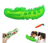 Lettuce Pets Dog Toys, Slow Feed Chew and Fetch Crocodile, Dog Slow Feeder Puzzle Toy, Alligator Dogs Chew Toy for Large, Medium & Small Dogs Teeth Clean (Large * 1)