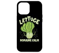 Lettuce Romaine Calm Mindfulness Vegan Yoga Lover Yogi Joke Case for iPhone 12 Pro Max