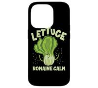 Lettuce Romaine Calm Mindfulness Vegan Yoga Lover Yogi Joke Case for iPhone 14 Pro